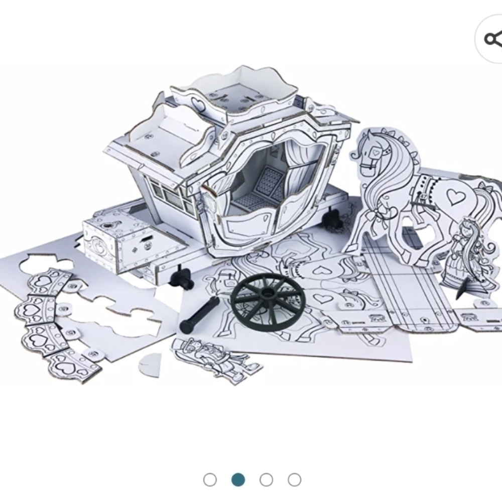 Modello Princess Coach 3D puzzle - Picture 5 of 5